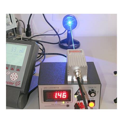 Foto - Laserový systém modrý 1000mW 457nm - třída 2