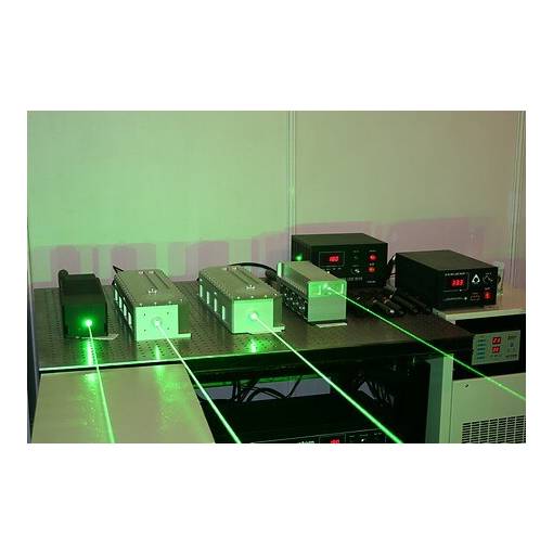 Foto - Laserový systém zelený 100mW 532nm - třída 1
