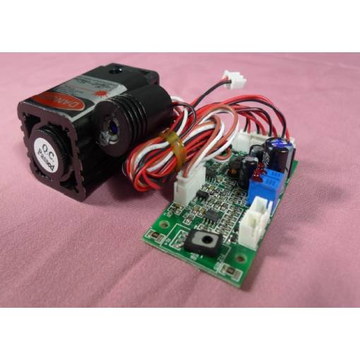 Foto - Laserový modul s TTL červený a zelený