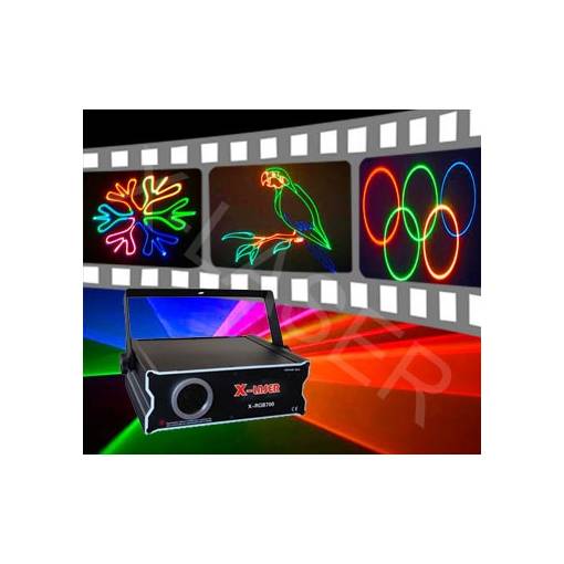 Foto - X-LASER 500mW RGB laserový projektor