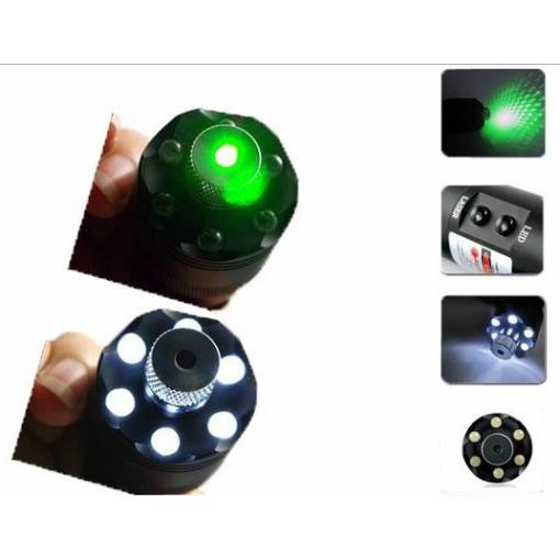 Foto - LED svítilna - Výkonný zelený laser