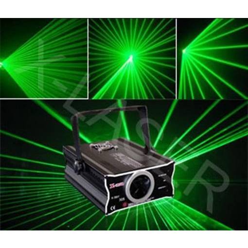 Foto - 50mW zelený laserový projektor