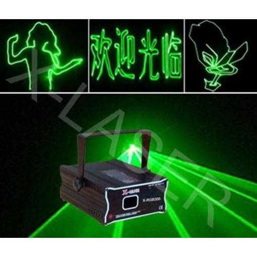 Foto - X-LASER 50mW zelený animační laserový projektor