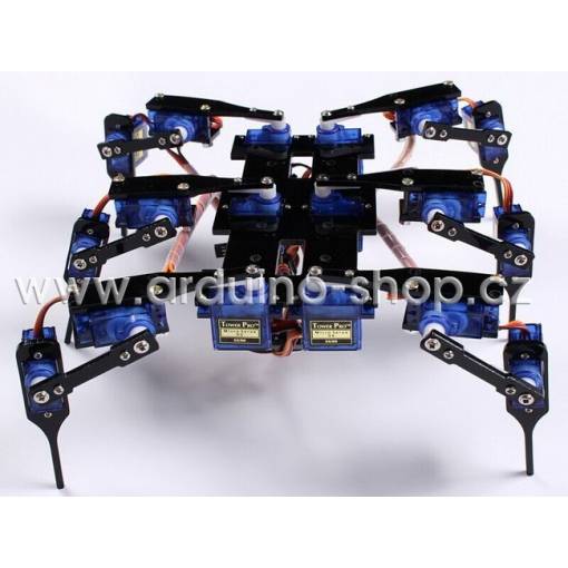 Foto - Robot pavouk 6 nohou 18 DOF (bez servo motorů)