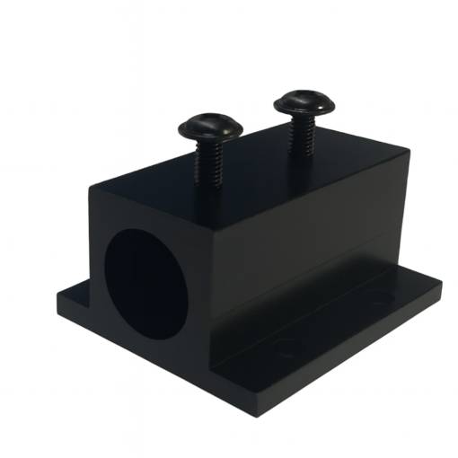 Foto - Hliníkový držák laserového modulu 12 mm – kompaktní chladič s černou oxidací