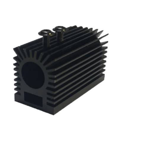 Foto - Hliníkový žebrovaný chladič laserového modulu 12 mm